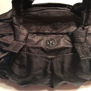LULULEMON Peacock Feather Embossed Duffel Bag